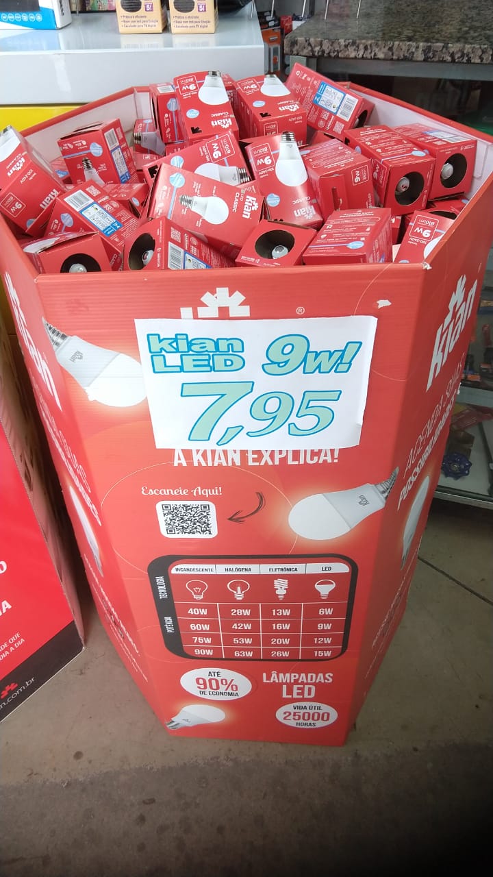Lâmpada Led 9w Kian