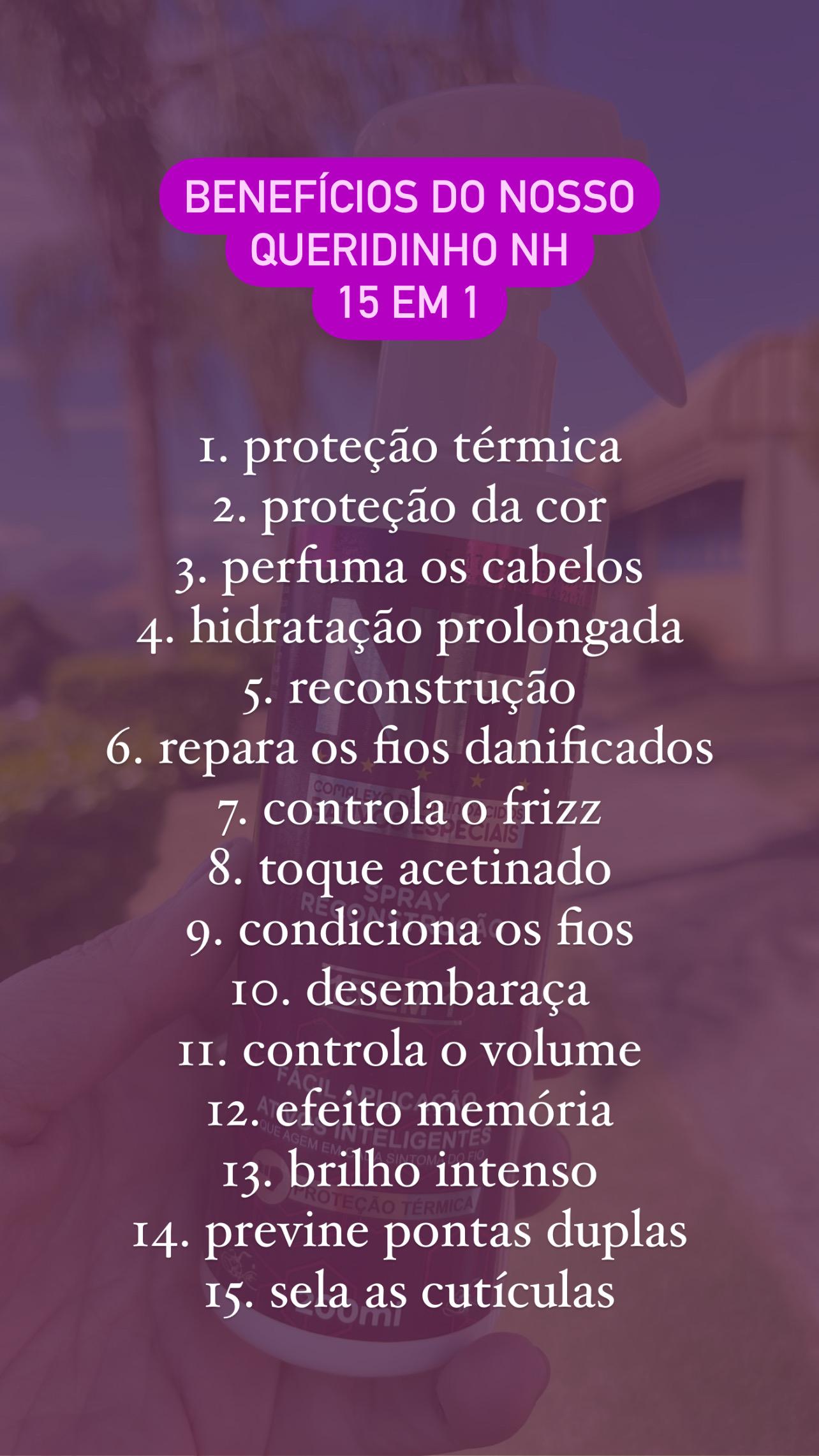 Finalizador spray reconstrutor