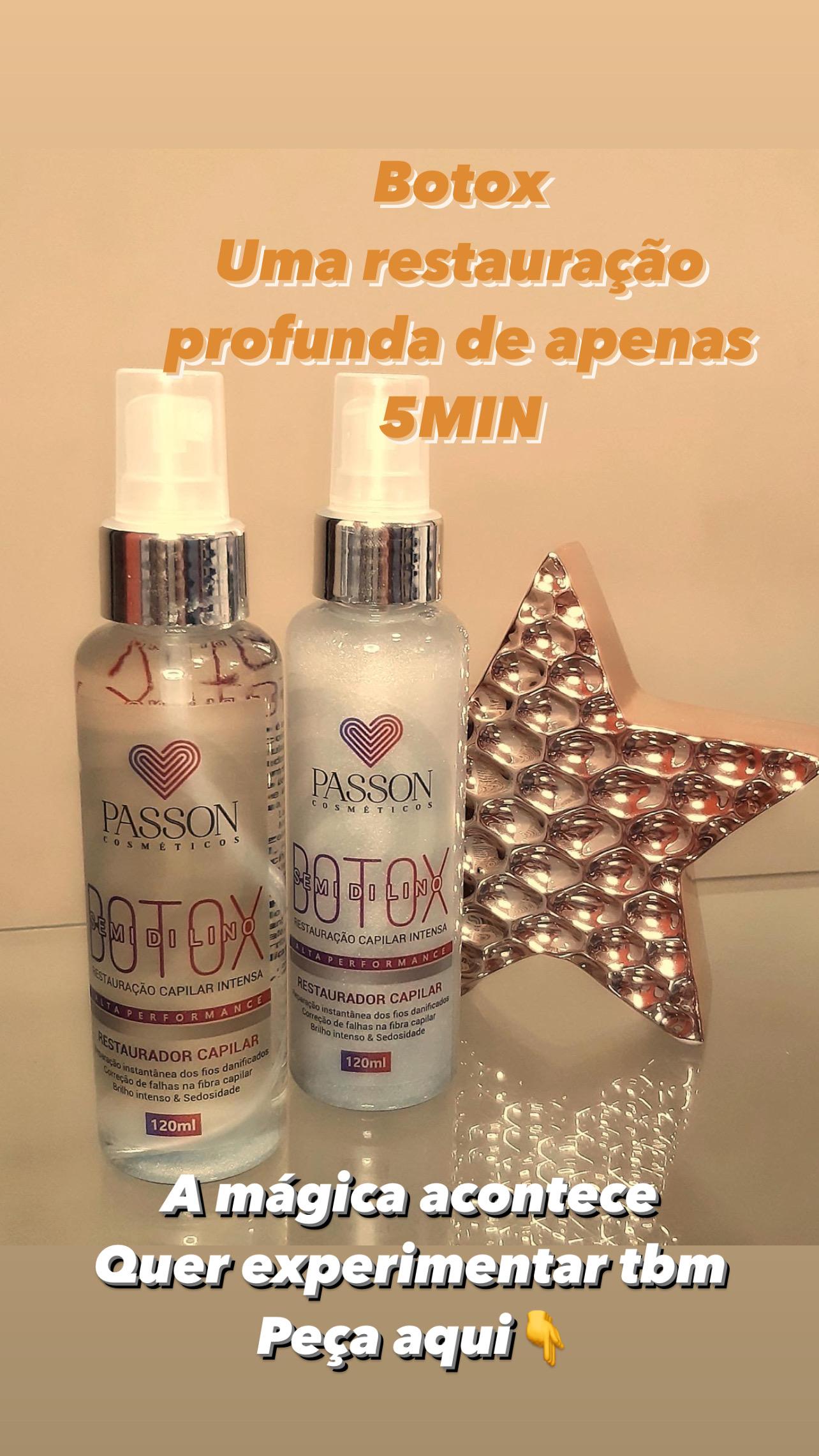 Botox a base de semi de Lino